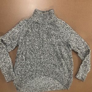 Toasty black & white infused sweater, which every girl needs in her closet!